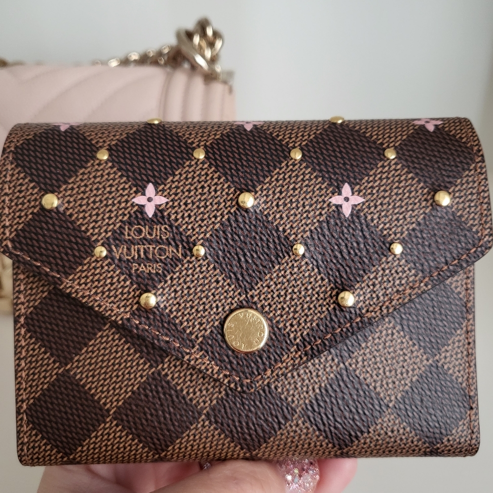 ❌️SOLD❌️ Louis Vuitton Victorine Limited Edition Studded Floral Wallet